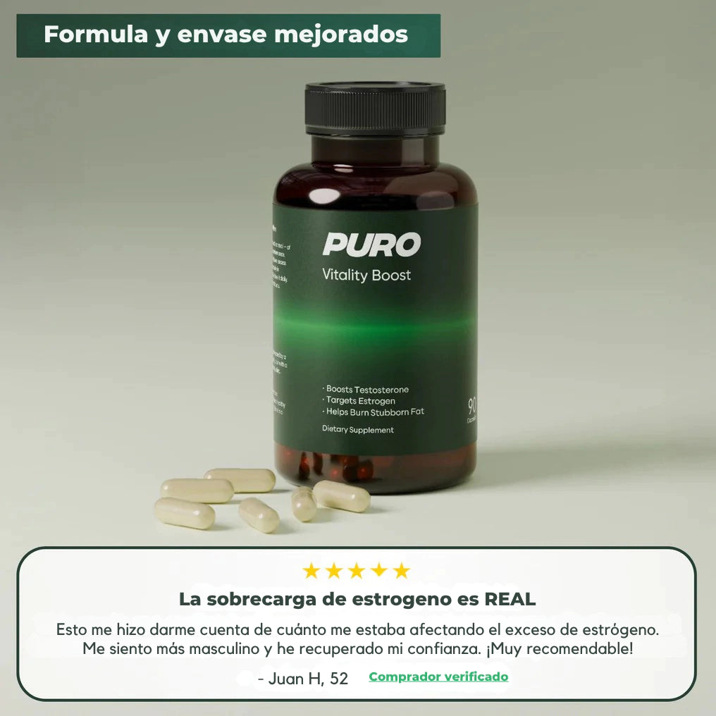 Puro Vitality Boost: Más músculo, menos grasa, más confianza