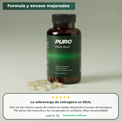 Puro Vitality Boost: Más músculo, menos grasa, más confianza